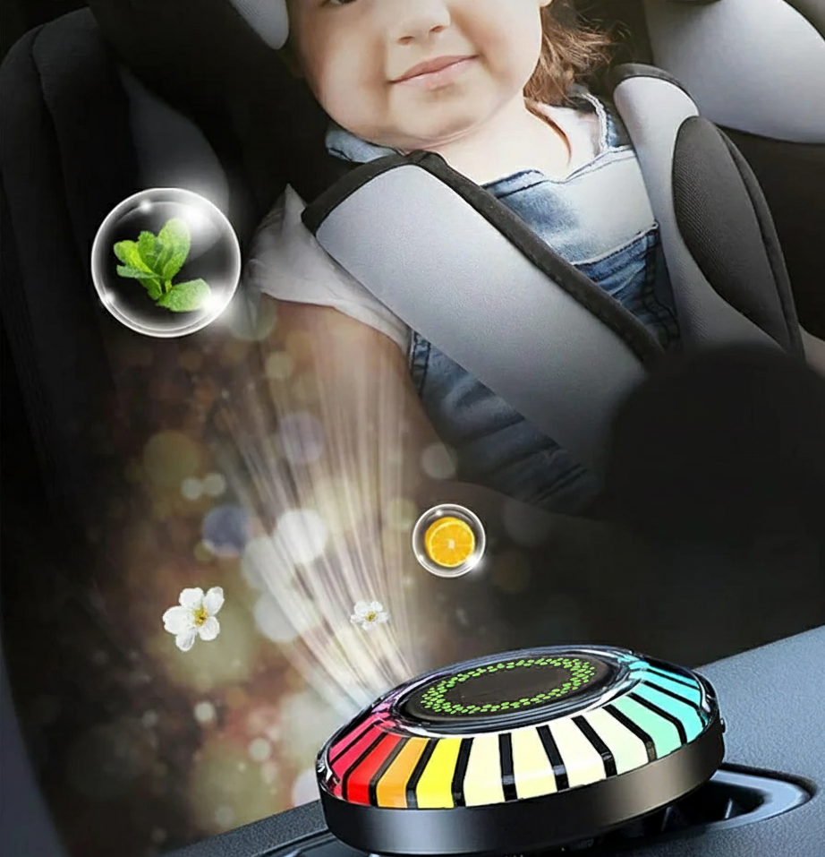 Luz LED para Coche Sincronizada con Música y Ambientador